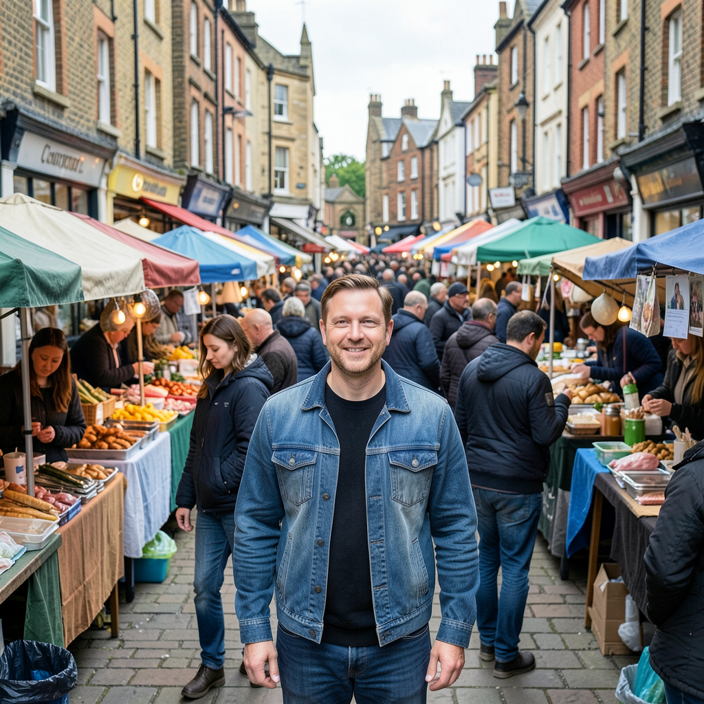 Huge crowds descend on Nuneaton's inaugural town centre market
